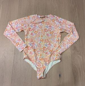 Floral Long Sleeve One Piece